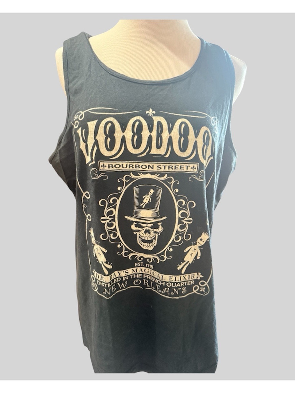 VVooDoo Bourbon Street New Orleans Graphic Tank Top - Women's Sz M
